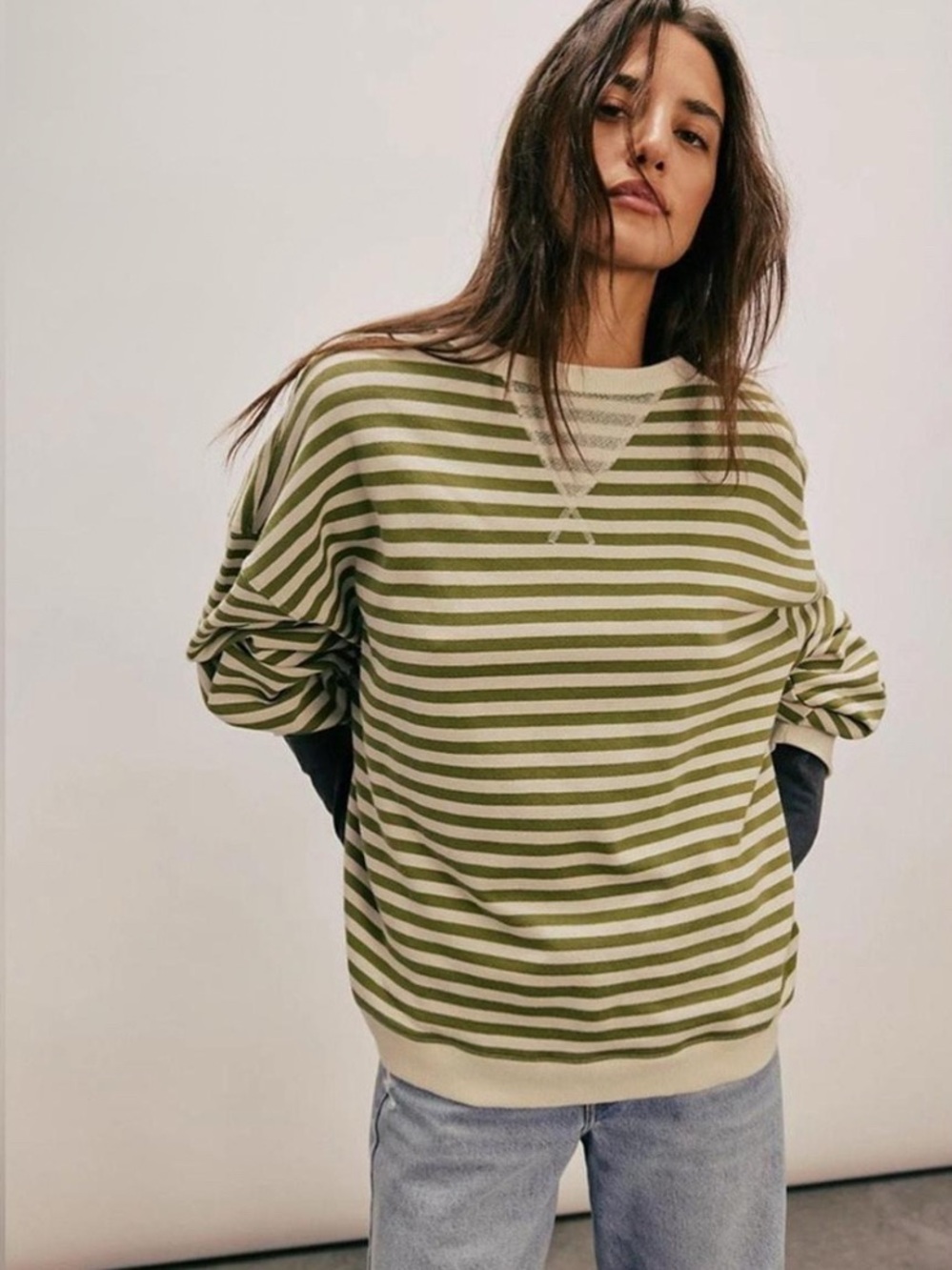 We the Free Striped Camden Pullover